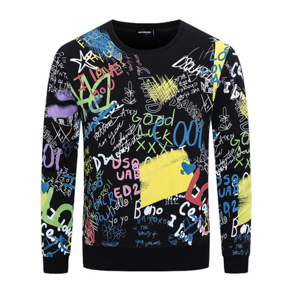 New-D2 2025SS Print Hoodie