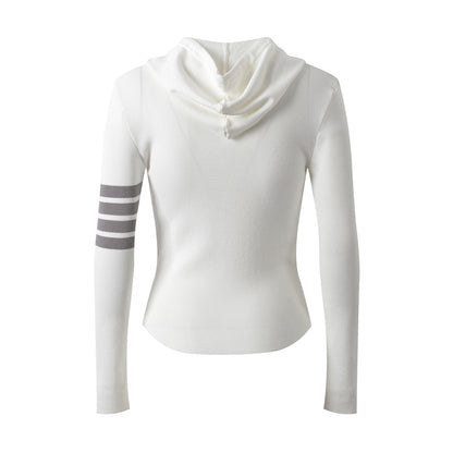 2025SS Wool Slim-fit Hooded Sweatshirt