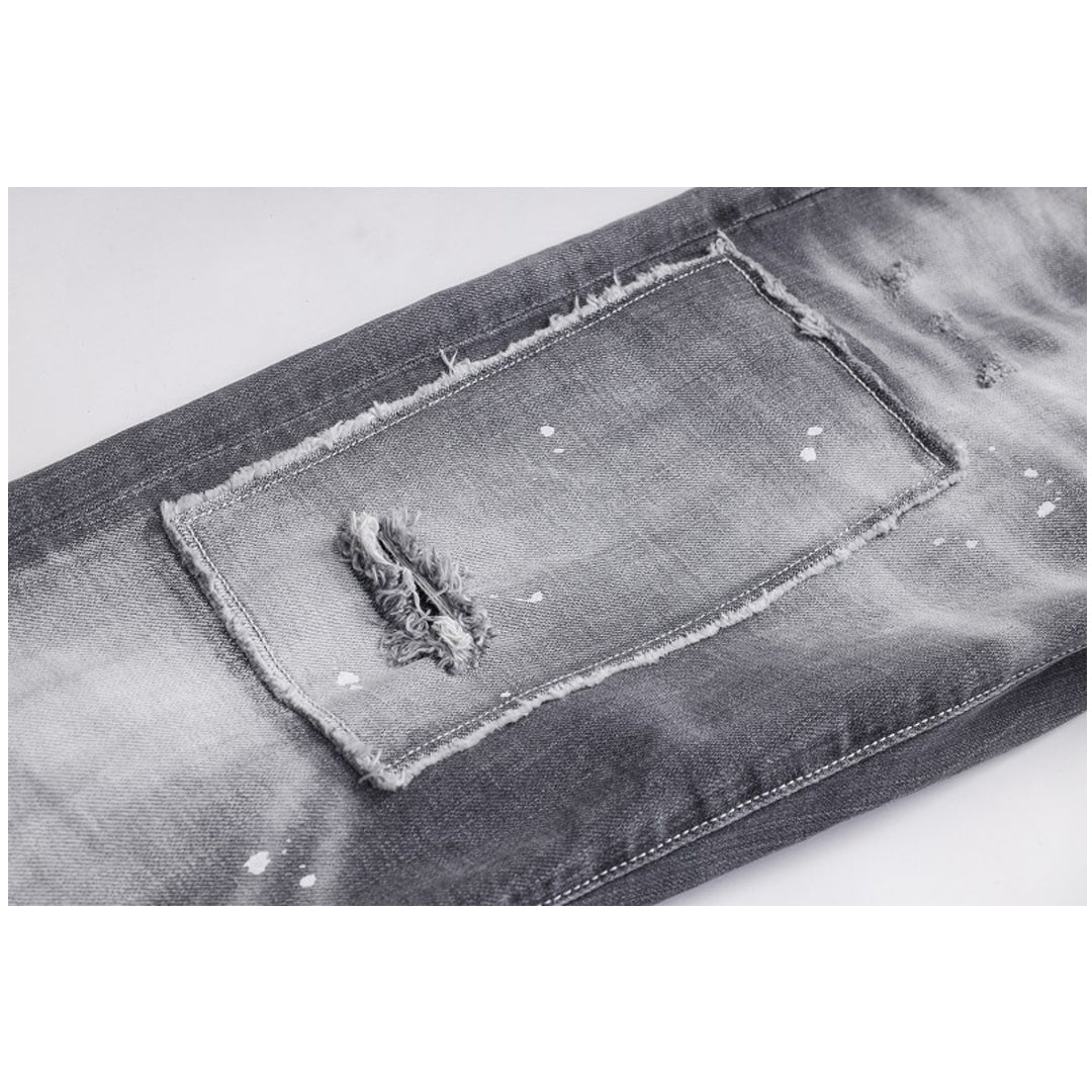 New-DSQ2 Distressed stretch fit Jeans