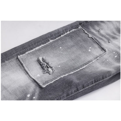 New-DSQ2 Distressed stretch fit Jeans