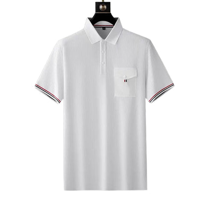 Thom Browne 2025SS  Knitted Polo T-shirt