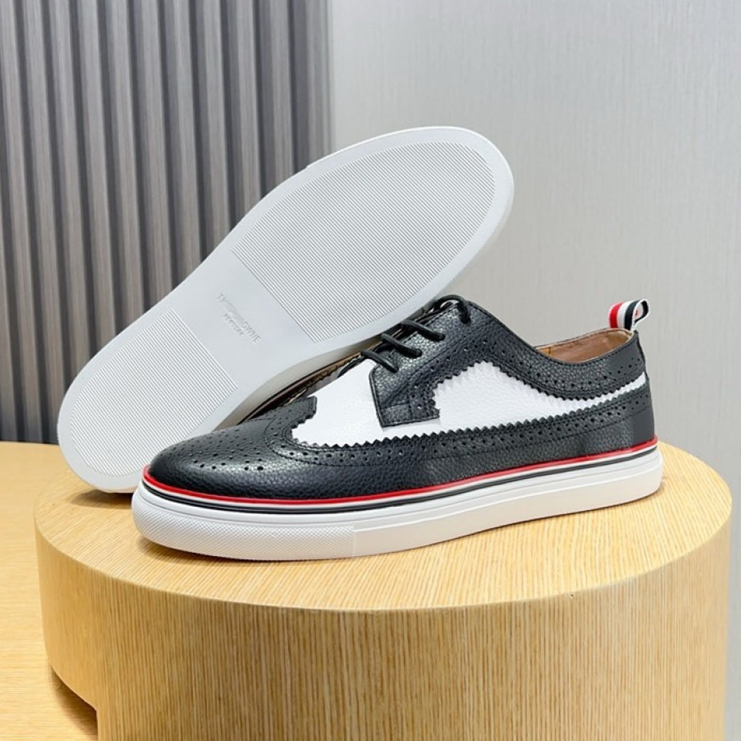 Thom Browne Men's Leather Sneakers