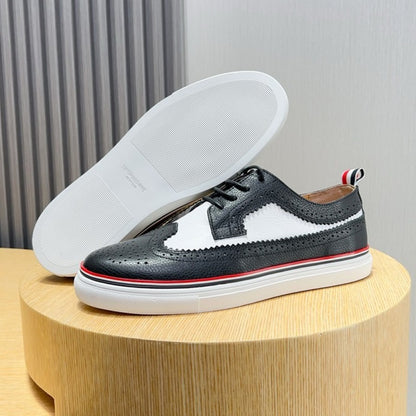Thom Browne Men's Leather Sneakers