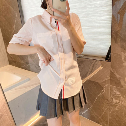 Puppy embroidered short sleeves（复制） THOM TREND