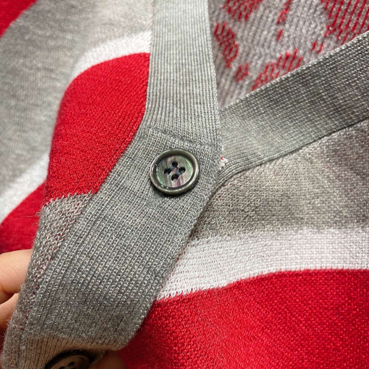 Thom Browne Puppy Lobster Wool Cardigan