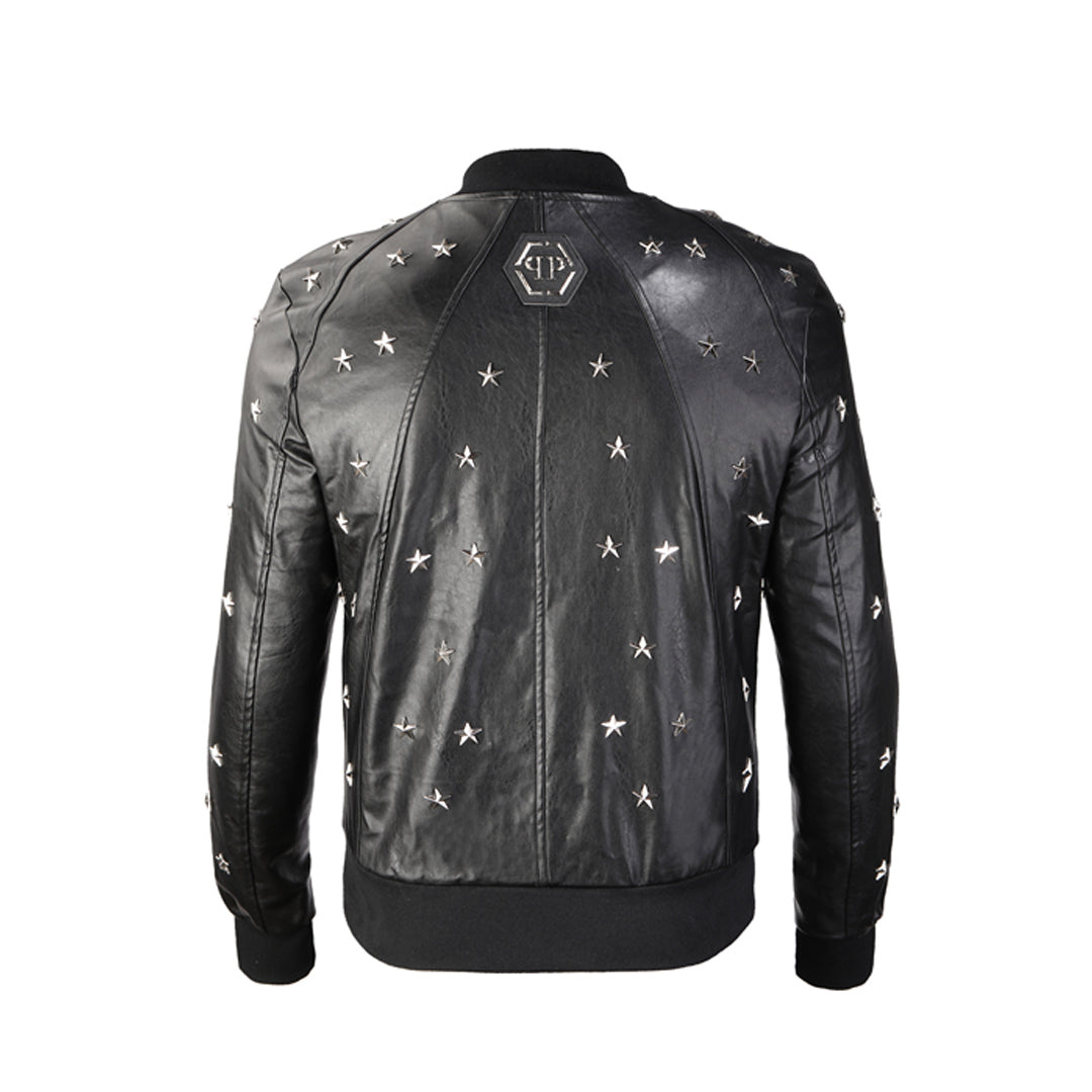 New-Black Cowhide Jacket