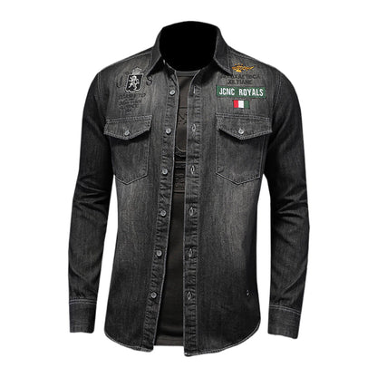 New-DSQ2 Black Denim Jacket