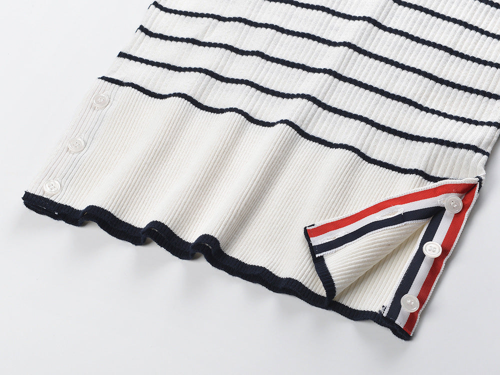 Thom Browne women's striped t-shirt
