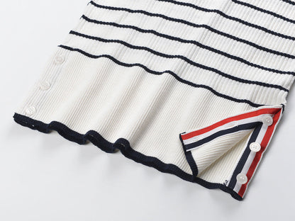 Thom Browne women's striped t-shirt