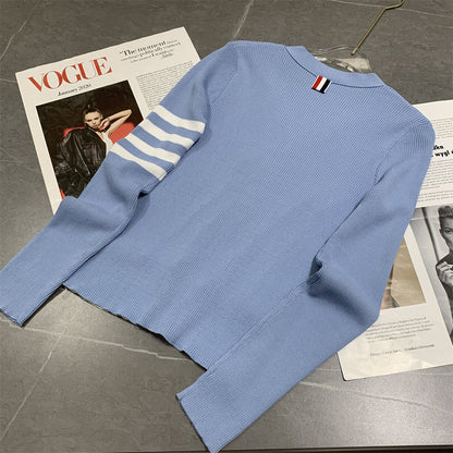 Sexy faux two-piece knitted cardigan THOM TREND