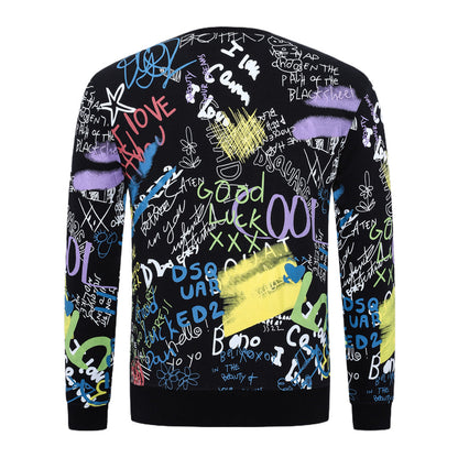 New-D2 2025SS Print Hoodie