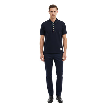 Thom Browne 2025SS  Knitted Polo T-shirt