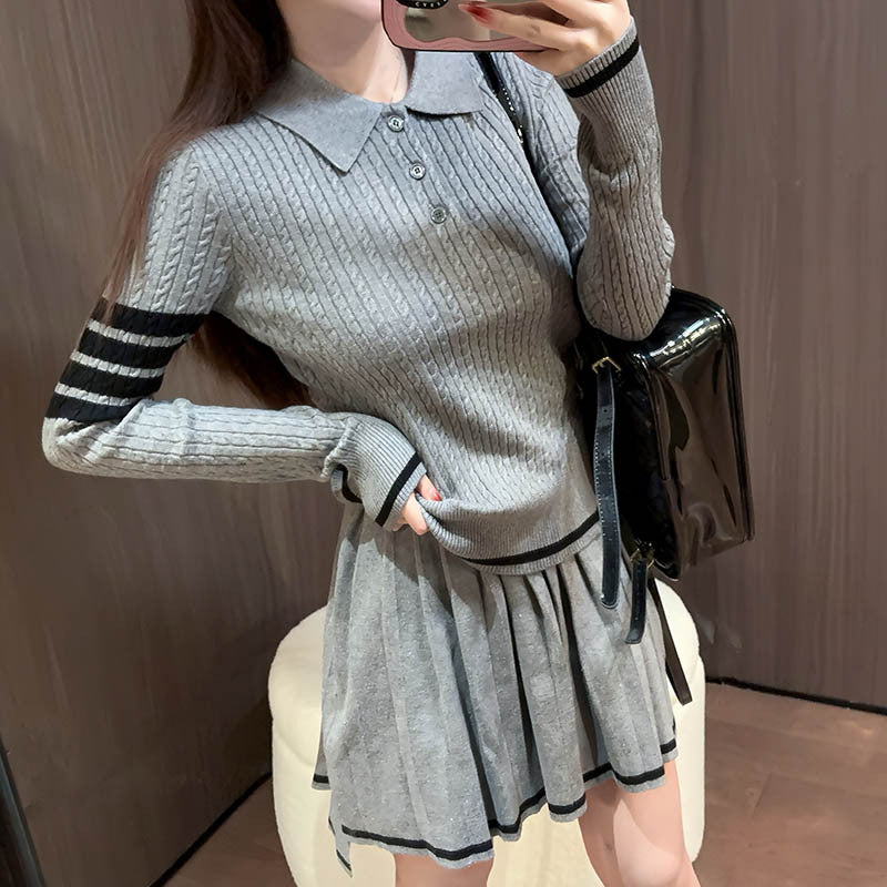 Thom Browne Preppy wool casual knit suit