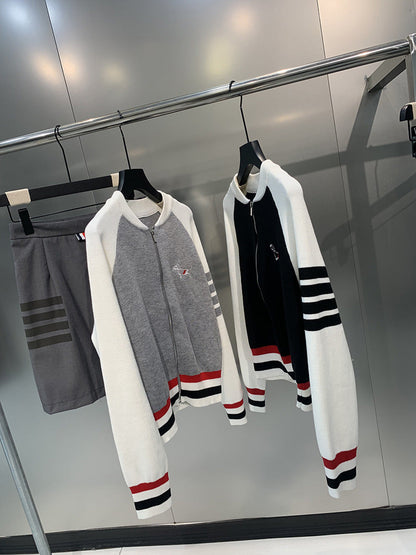 Thom Browne Sweatshirt baseball jacket