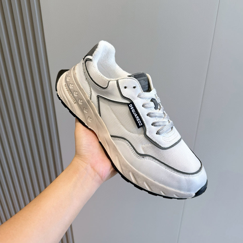 DSQ2 2026 Men's shoe Leather sneakers