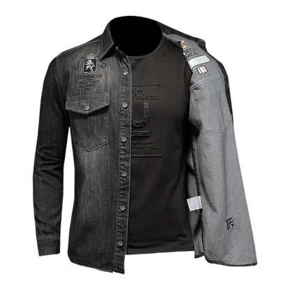 New-DSQ2 Black Denim Jacket