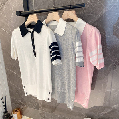 Thom Browne Flower sweater T-shirt