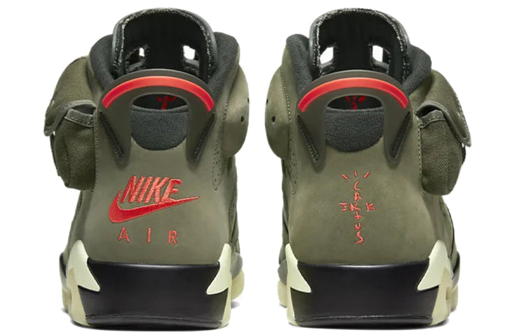 Air Jordan 6 Retro x Travis Scott 'Olive' CN1084-200 - 5