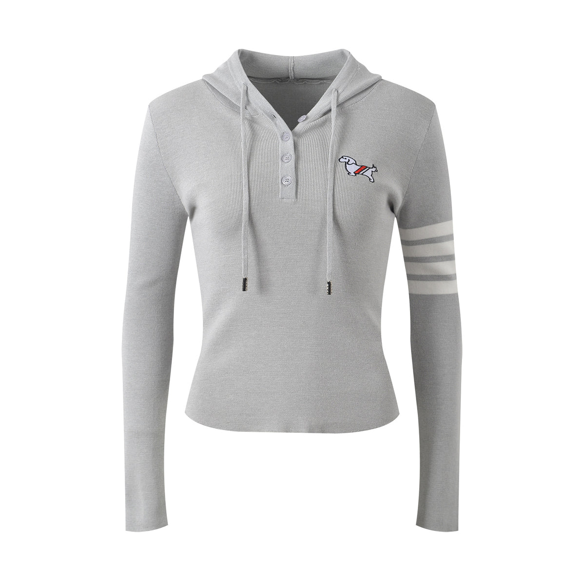 2025SS Wool Slim-fit Hooded Sweatshirt