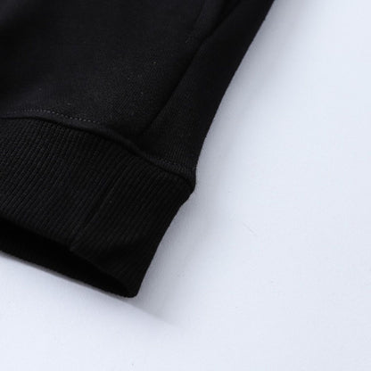 2025SS Embroidery Black Hoodie