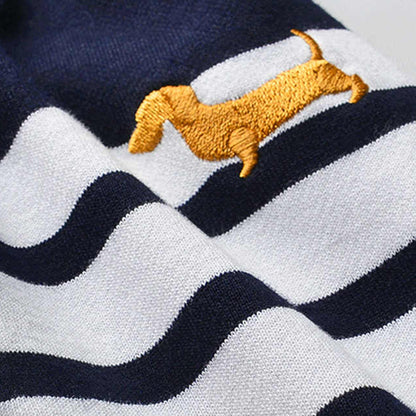 Women's Puppy Embroidered Hoodie THOM TREND