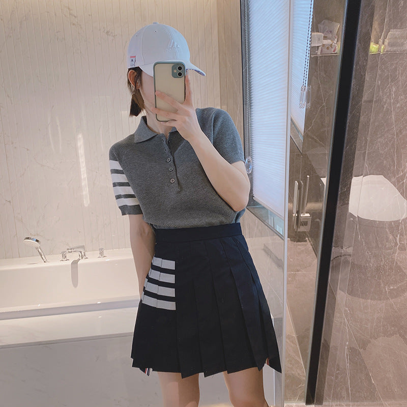 2025SS 4 Bars short skirt（复制） THOM TREND