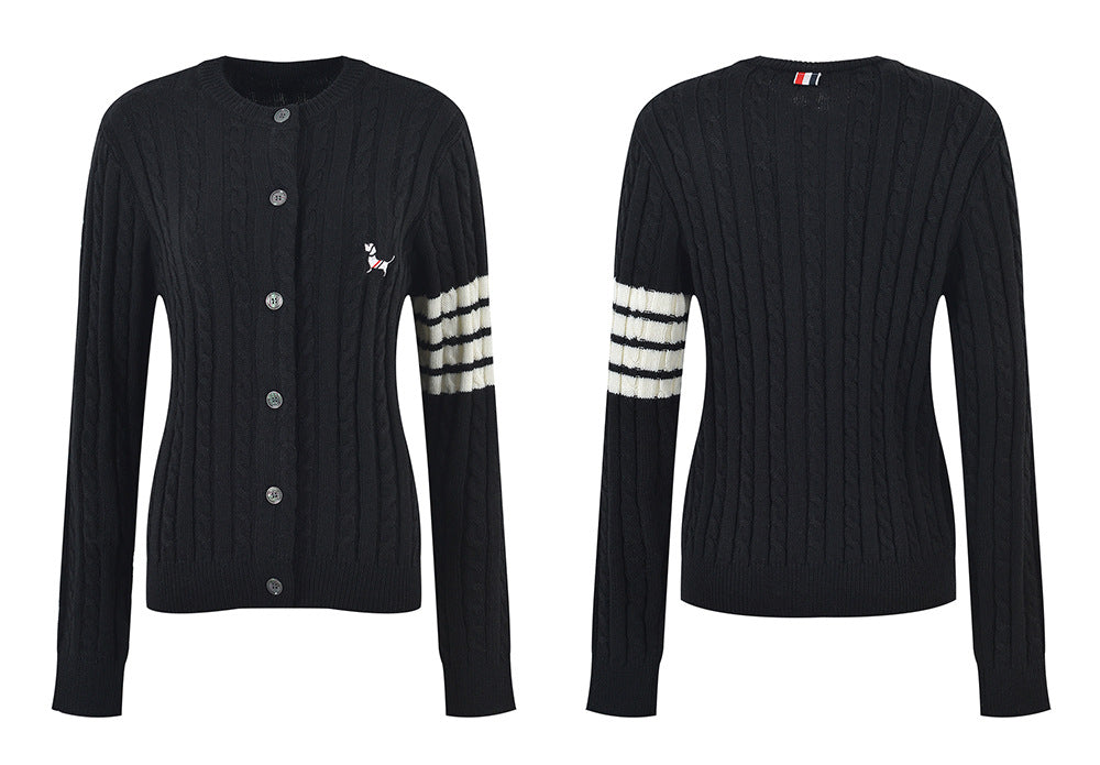 Thom Browne Women's crew neck jacket