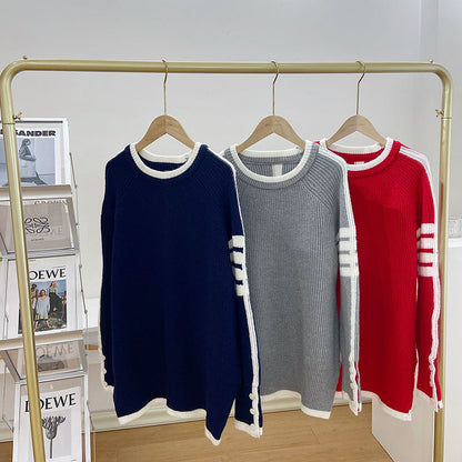 Four-bar crewneck sweatshirt（复制） THOM TREND