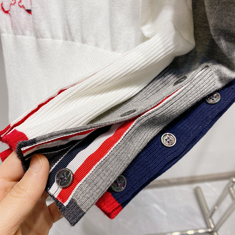 Women's back puppy polo short sleeve（副本） THOM TREND