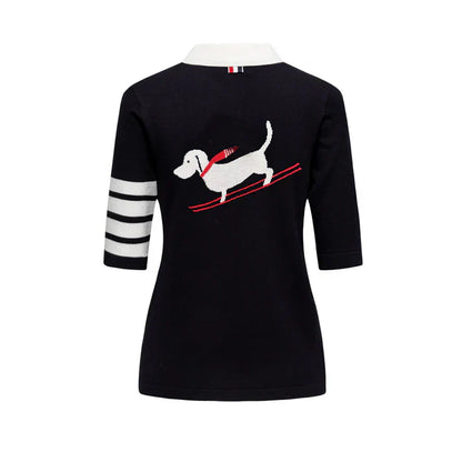 Women's short-sleeved POLOT shirt THOM TREND