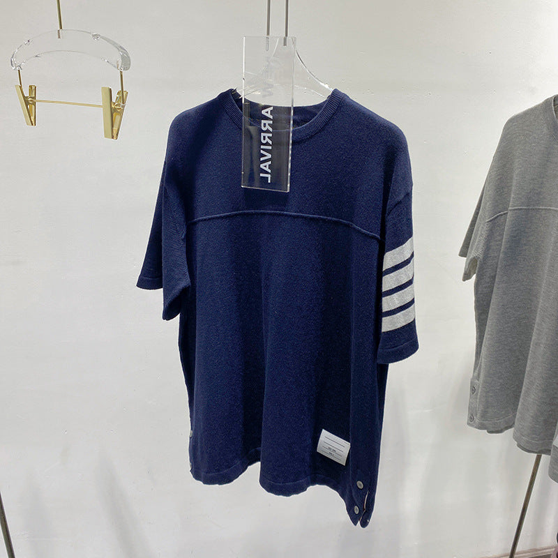 Thom Browne Round neck loose T-shirt