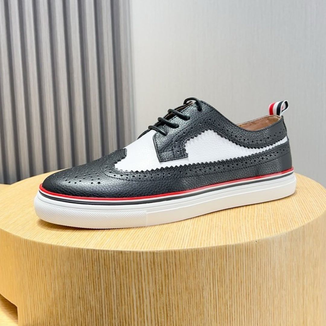 Thom Browne Men's Leather Sneakers