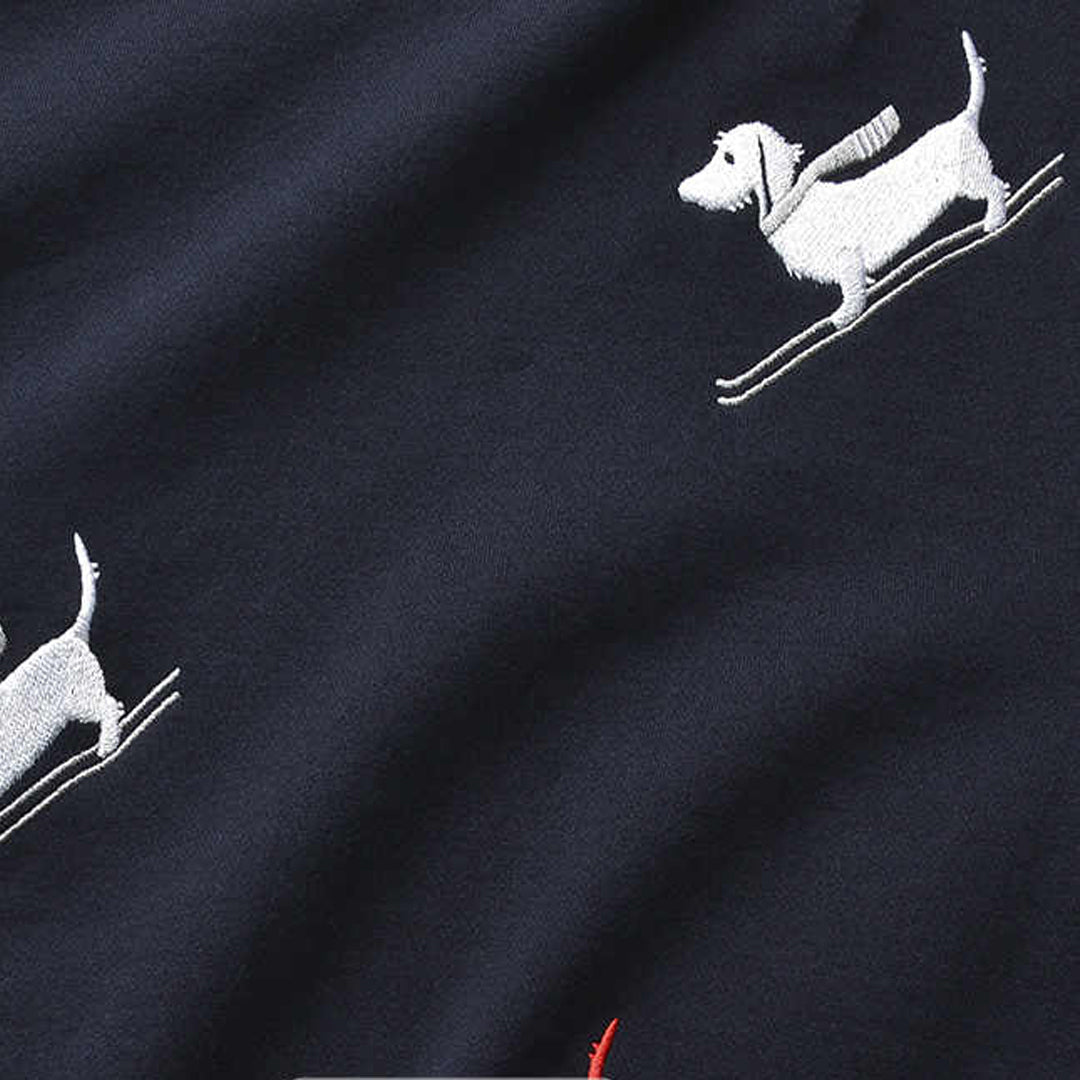 Puppy embroidery Hoodie THOM TREND