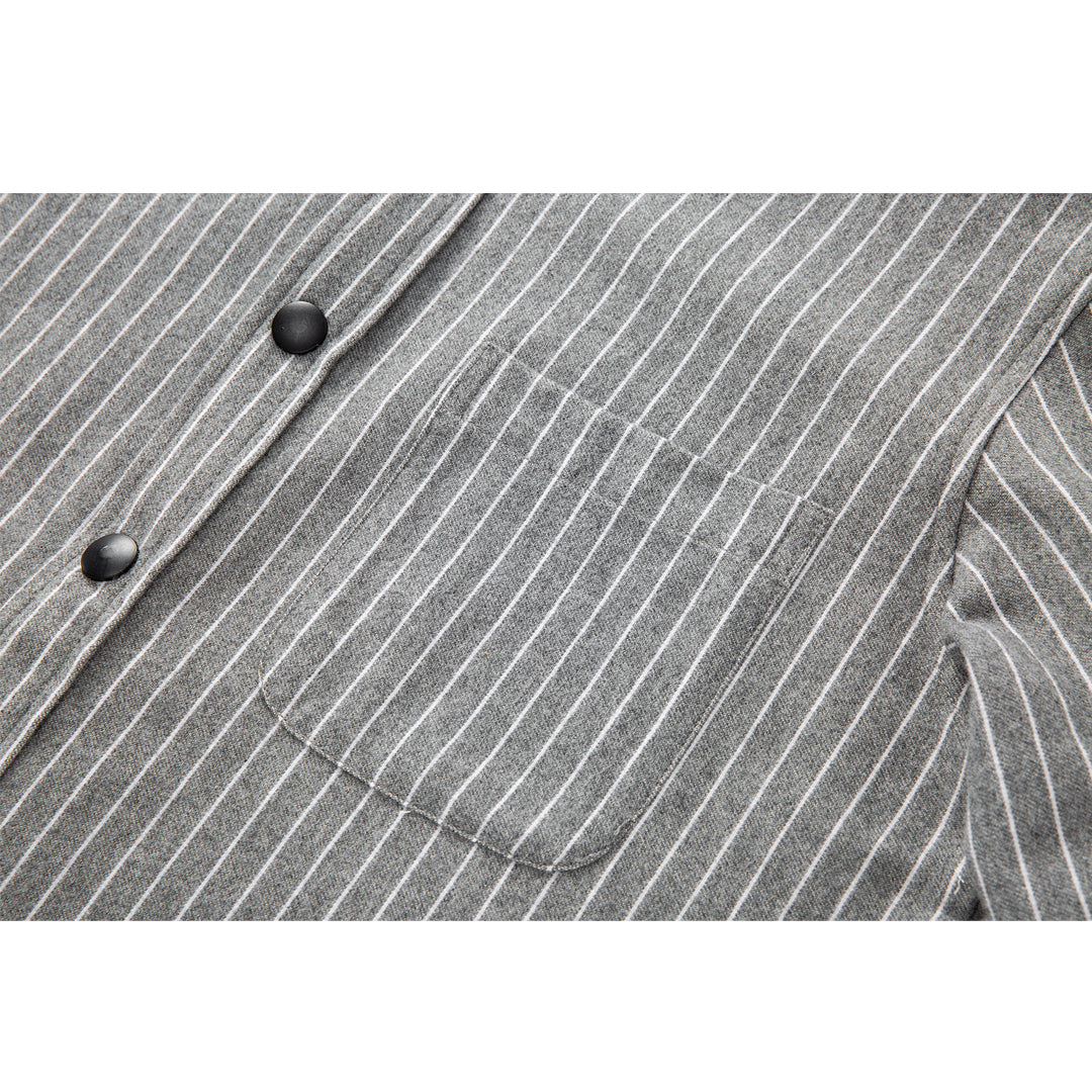 THOM 2026 Spring Summer Men's Long Sleeve Cotton Shirt | Made in Japan