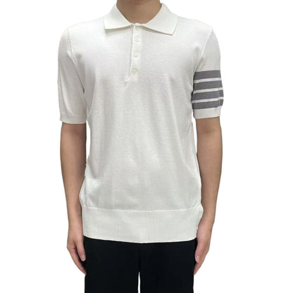 2025 SS  Men's sailboat embroidered POLO short sleeve THOM TREND