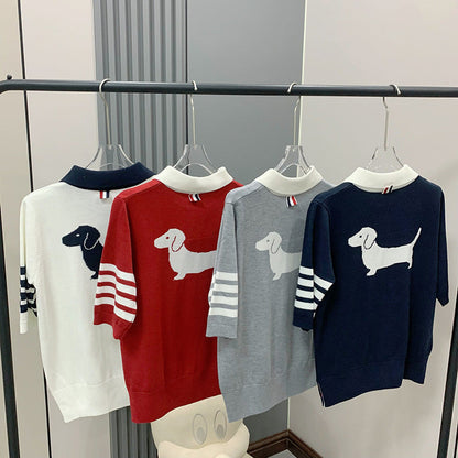 Thom Browne Short-sleeved POLO shirt