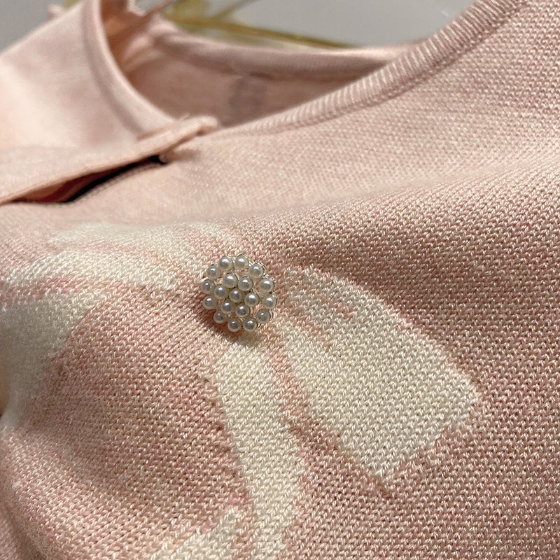 Wool Knit Cardigan Pleated Skirt Set（副本） THOM TREND