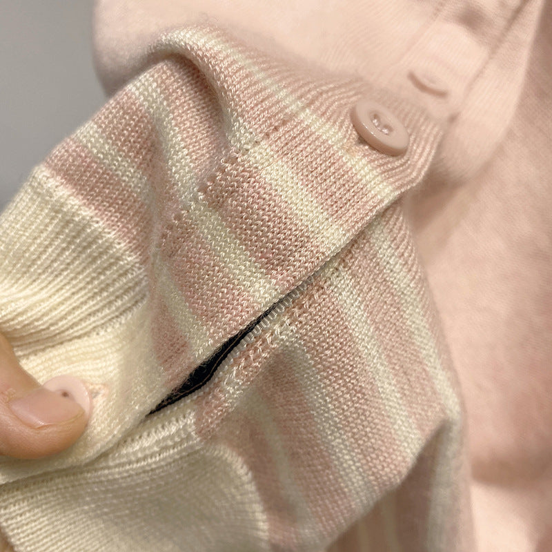 Wool Knit Cardigan Pleated Skirt Set（副本） THOM TREND