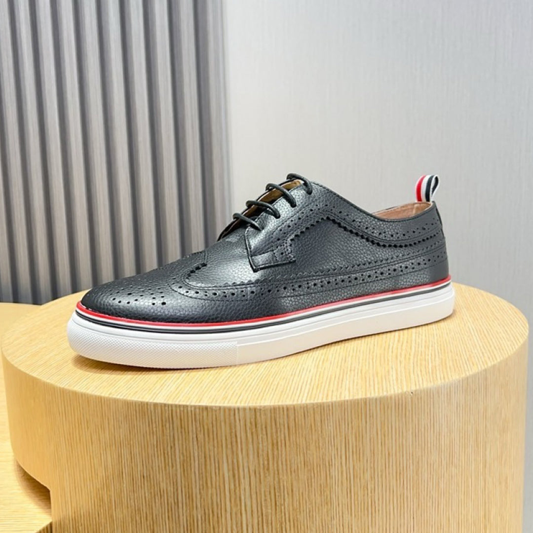 Thom Browne Men's Leather Sneakers