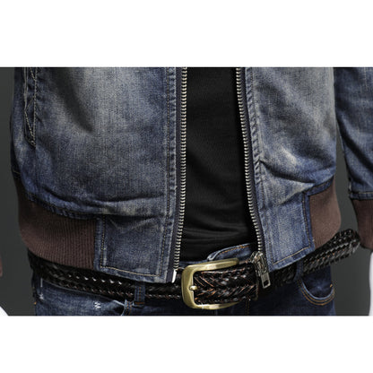 New-DSQ2 Distressed Denim Jacket