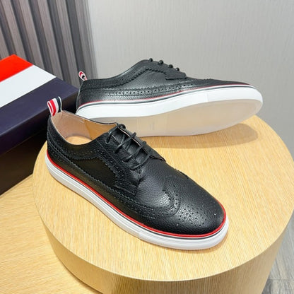 Thom Browne Men's Leather Sneakers