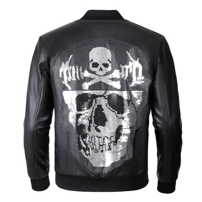 New-Philpp LOGO Cowhide Jacket