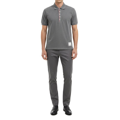 Thom Browne 2025SS  Knitted Polo T-shirt