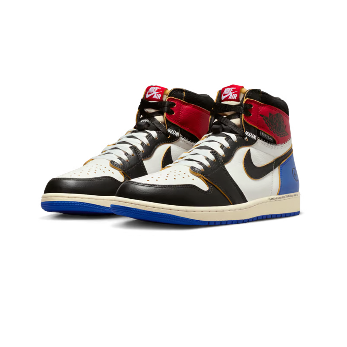 Air Jordan 1 Retro High OG SP Fragment x Union LA Varsity 'Red Sport Royal' - Red Sport Royal - image 2
