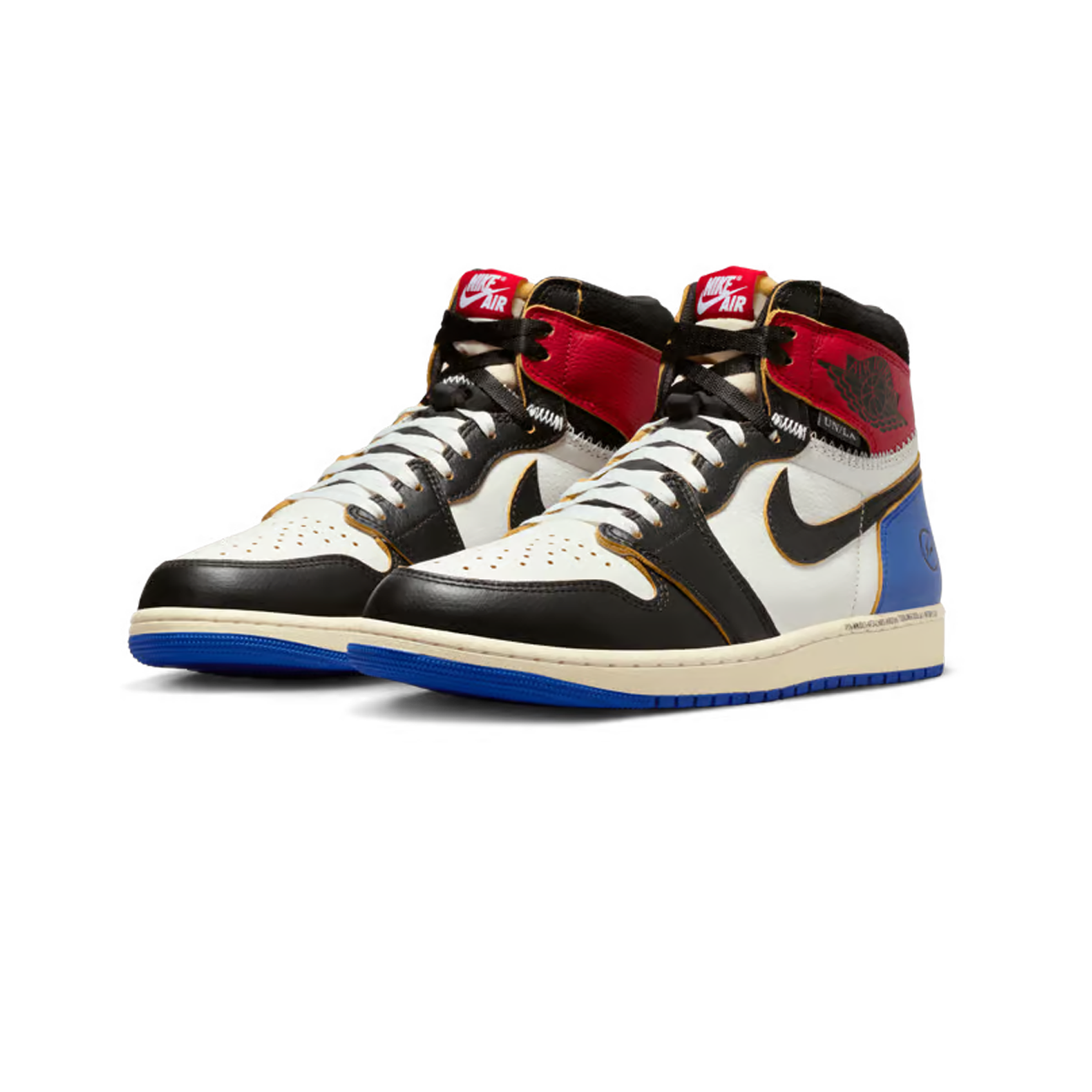 Air Jordan 1 Retro High OG SP Fragment x Union LA Varsity 'Red Sport Royal' - Red Sport Royal - image 2