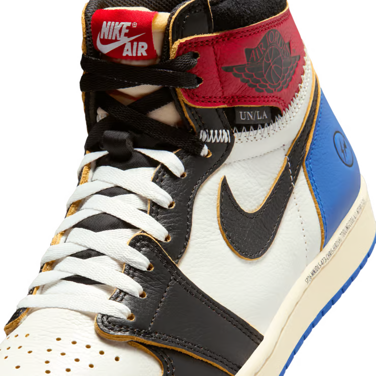 Air Jordan 1 Retro High OG SP Fragment x Union LA Varsity 'Red Sport Royal' - Red Sport Royal - image 7