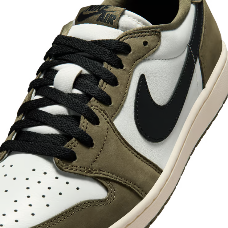 Air Jordan 1 Retro Low OG 'Medium Olive' - Medium Olive - image 8