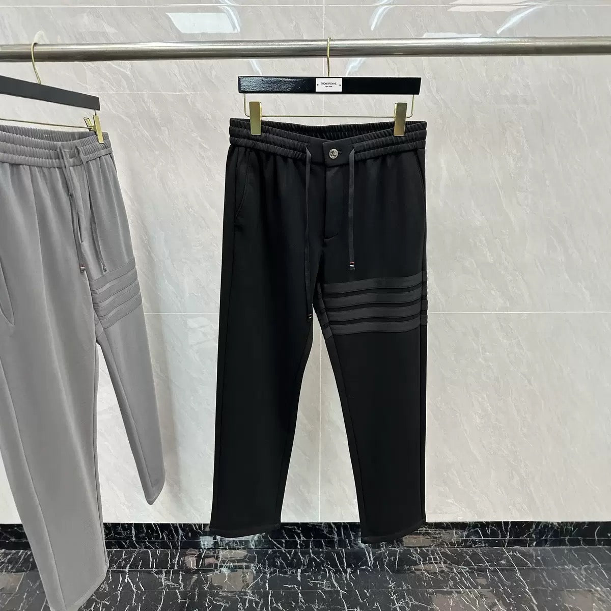 Thom Browne Men's Plaid Trousers