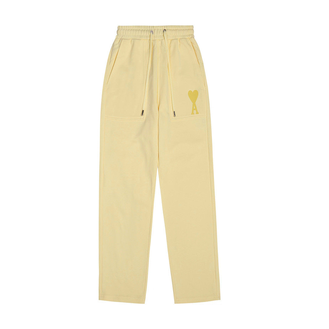 2026 AMI PARIS Straight leg sweatpants