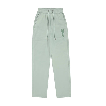 2026 AMI PARIS Straight leg sweatpants
